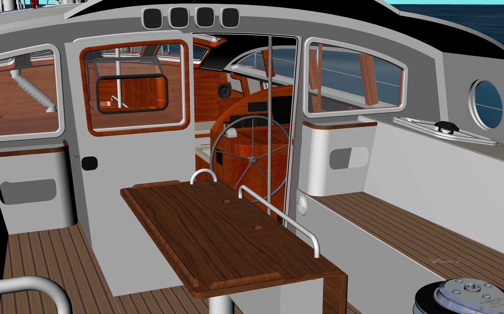 cockpit watertight door