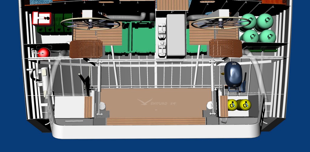 lazarette expedition sailing yacht