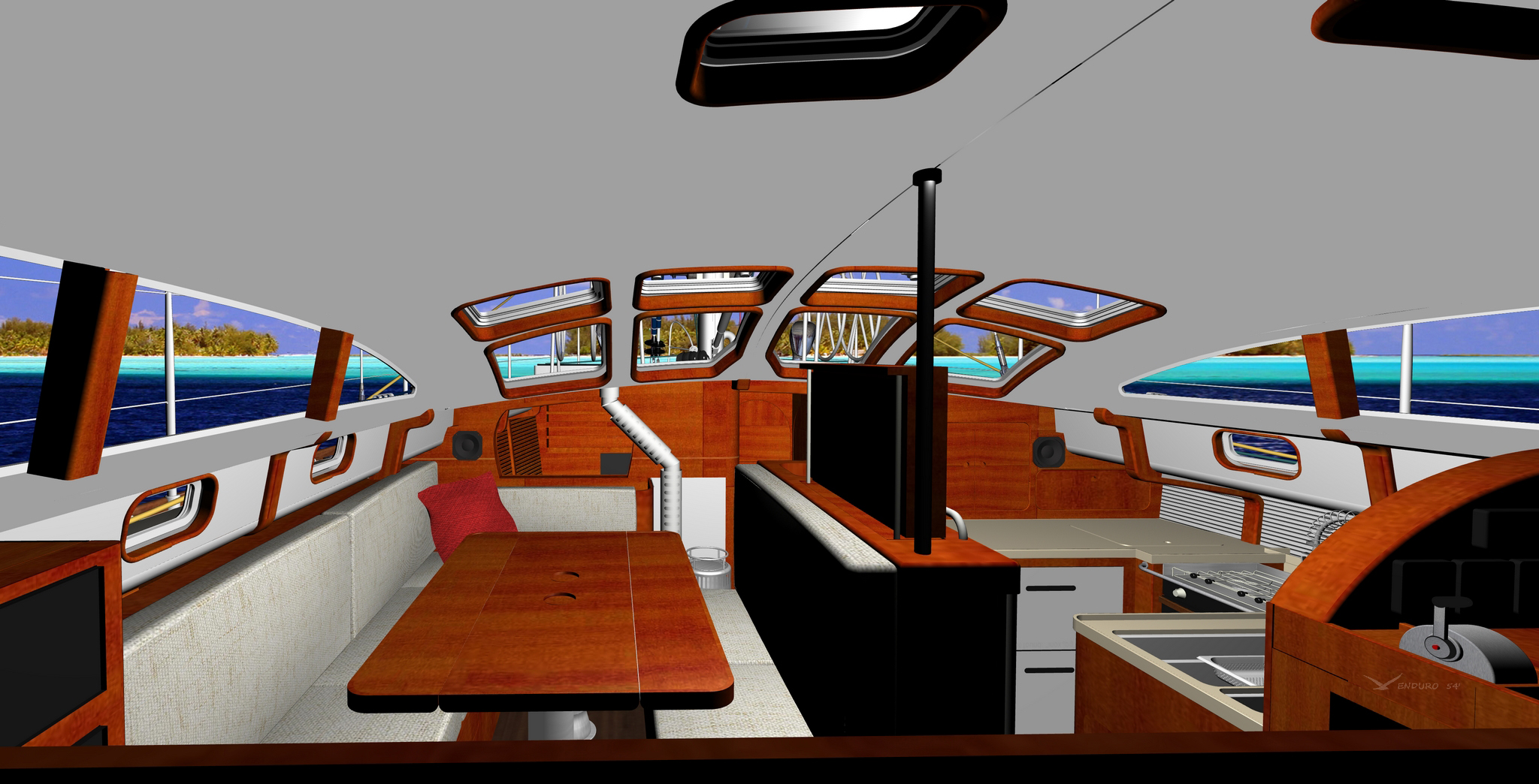 Retractable TV-video screen