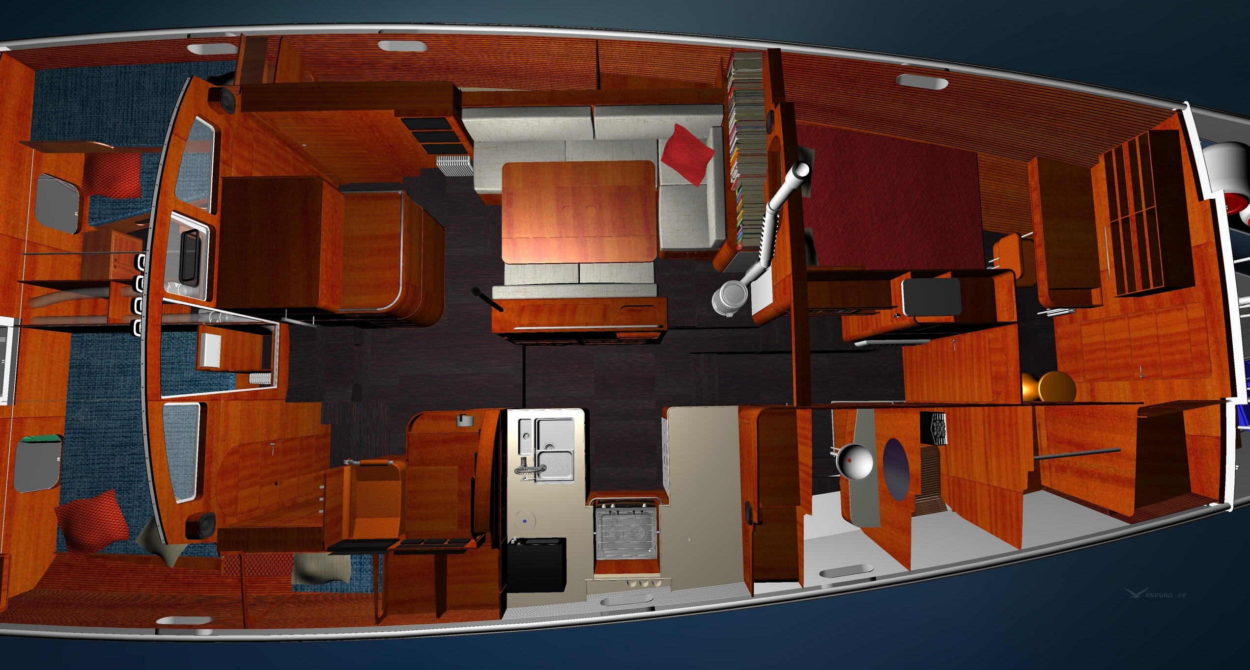 Interior layout