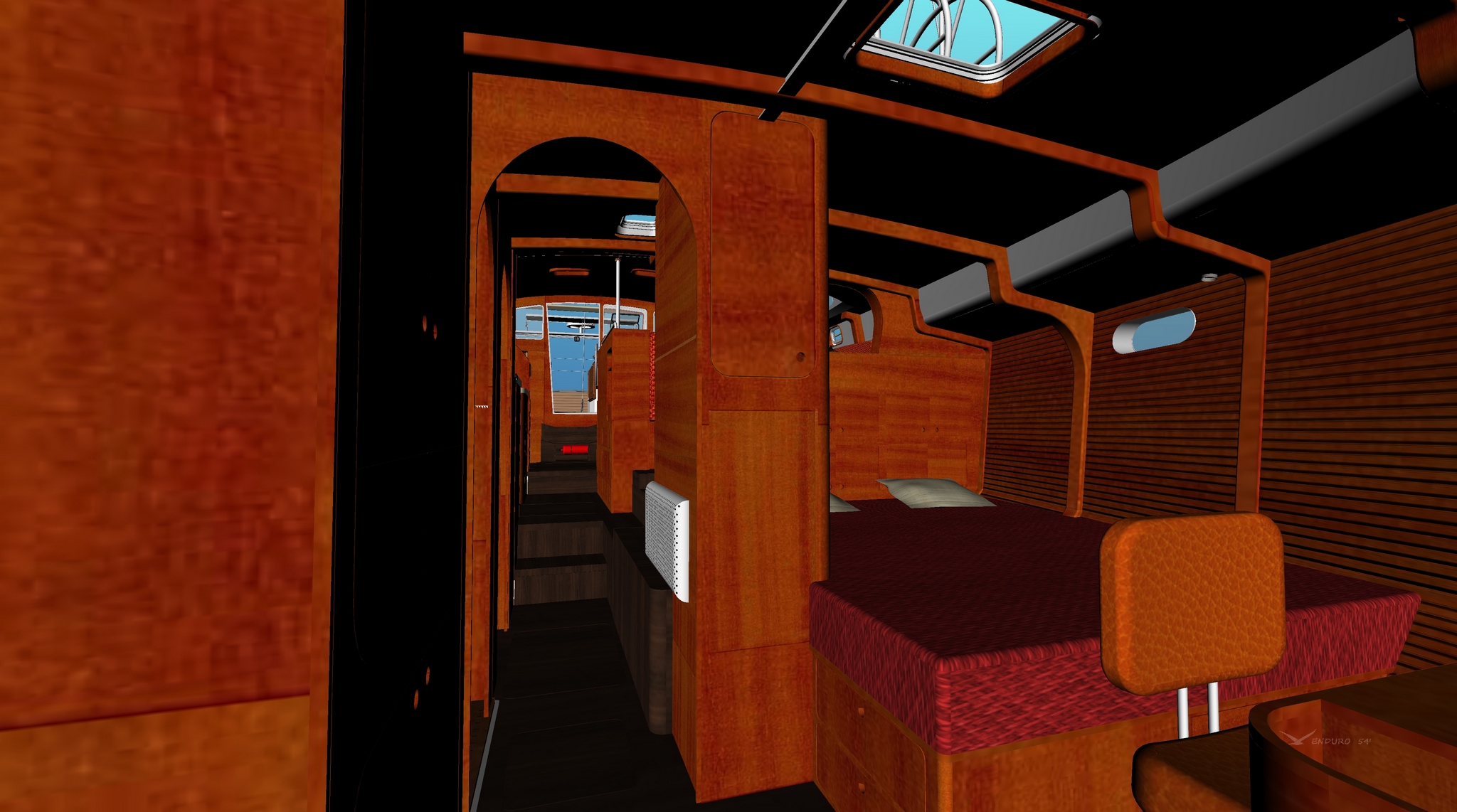 cabine propriétaire  voilier hauturier