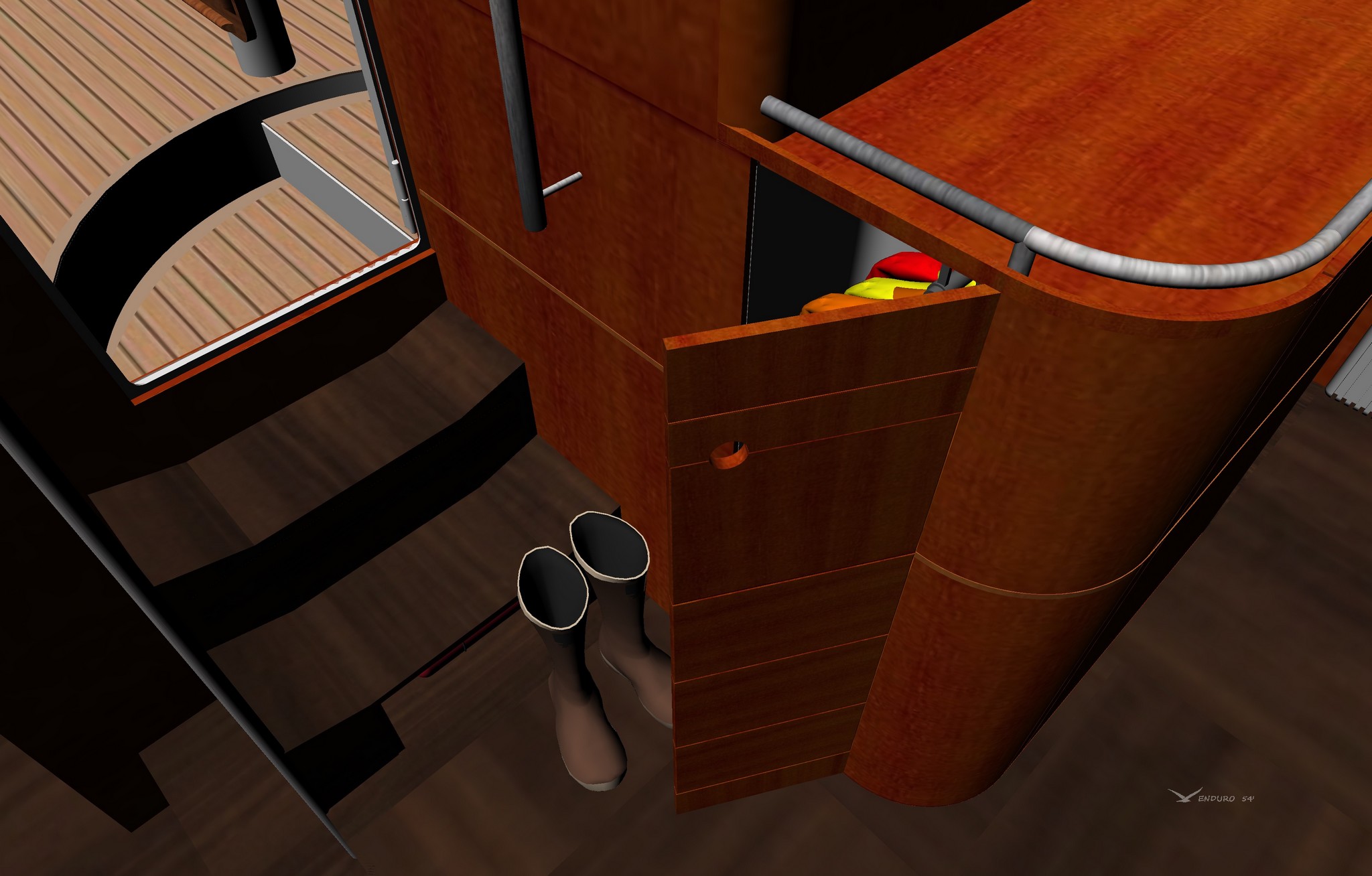 placard à  cirés chauffés