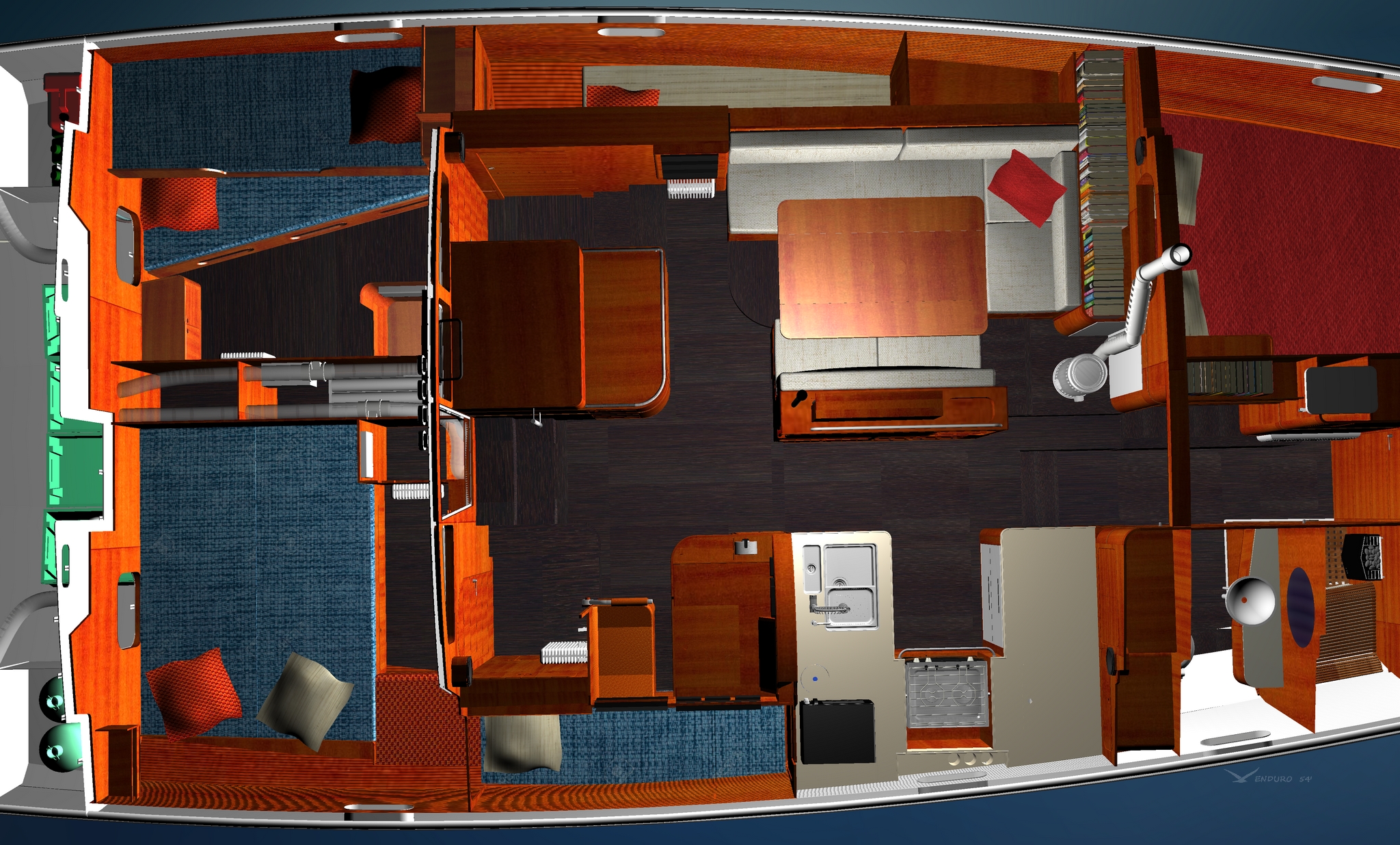 plan aménagements intérieurs